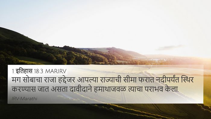 1 इतिहास 18:3 MARIRV Bible Verse Image