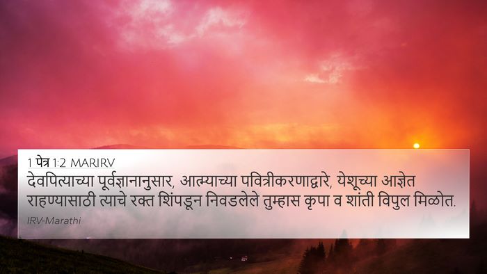 1 पेत्र 1:2 MARIRV Bible Verse Image