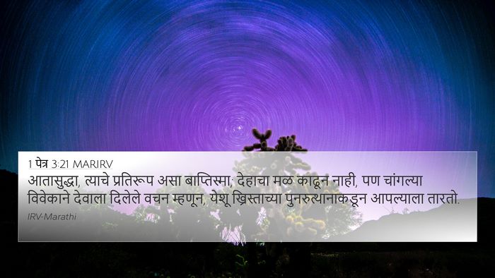 1 पेत्र 3:21 MARIRV Bible Verse Image