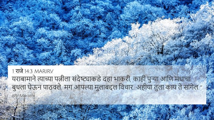 1 राजे 14:3 MARIRV Bible Verse Image
