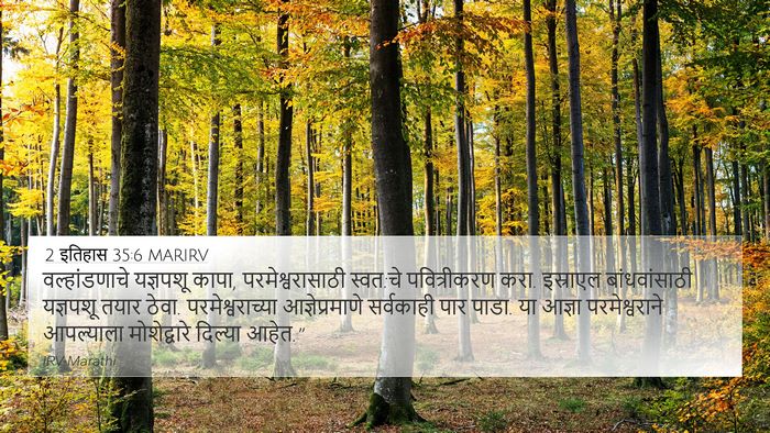 2 इतिहास 35:6 MARIRV Bible Verse Image