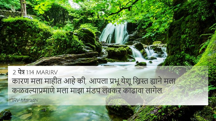 2 पेत्र 1:14 MARIRV Bible Verse Image