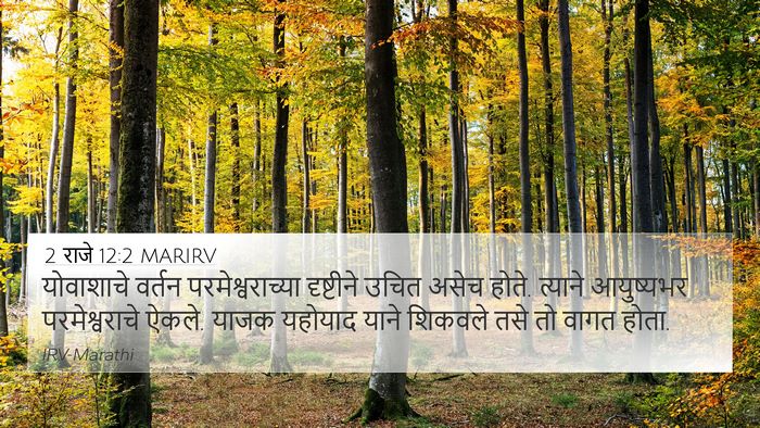 2 राजे 12:2 MARIRV Bible Verse Image