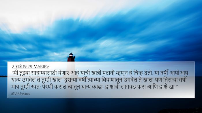 2 राजे 19:29 MARIRV Bible Verse Image
