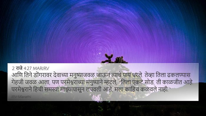 2 राजे 4:27 MARIRV Bible Verse Image