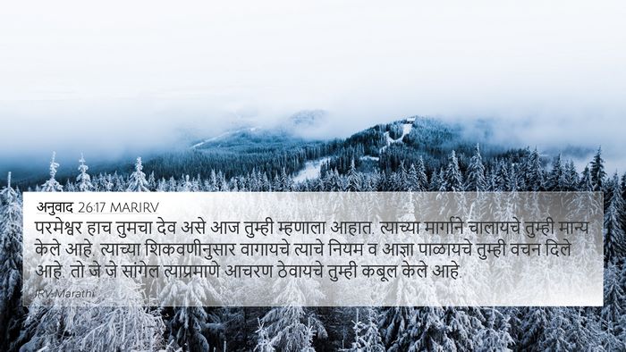 अनुवाद 26:17 MARIRV Bible Verse Image