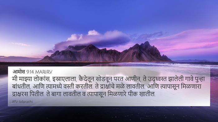 आमोस 9:14 MARIRV Bible Verse Image