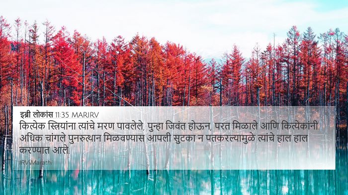 इब्री लोकांस 11:35 MARIRV Bible Verse Image