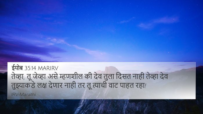 ईयोब 35:14 MARIRV Bible Verse Image