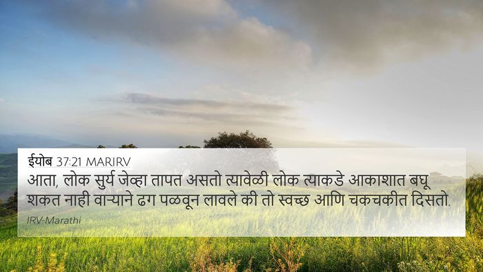 ईयोब 37:21 MARIRV 4K Wallpaper - आता, लोक सुर्य - 4K Wallpaper Bible Verse