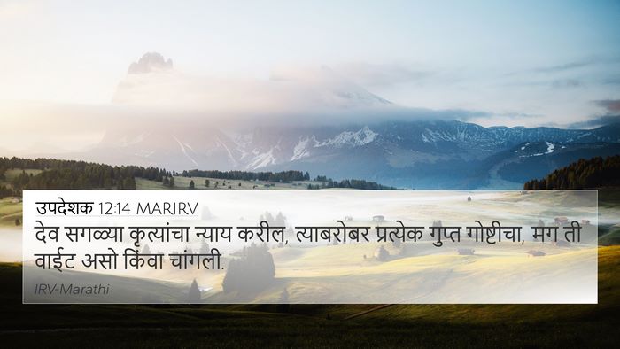 उपदेशक 12:14 MARIRV Bible Verse Image