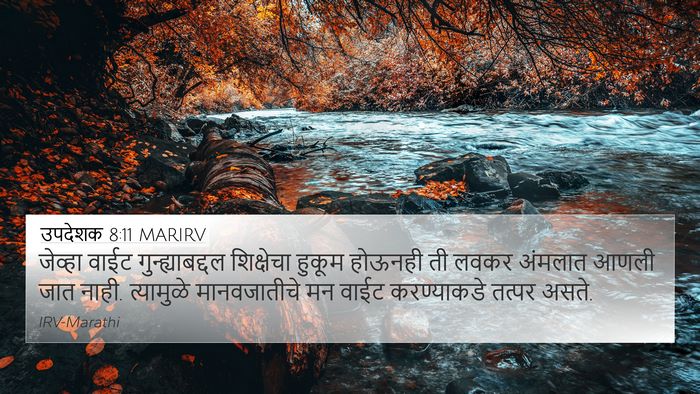 उपदेशक 8:11 MARIRV Bible Verse Image