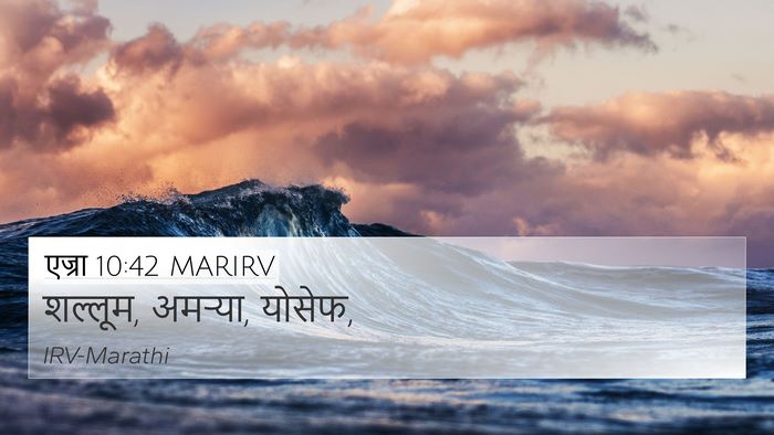 एज्रा 10:42 MARIRV 4K Wallpaper - शल्लूम, अमऱ्या, - 4K Wallpaper Bible Verse