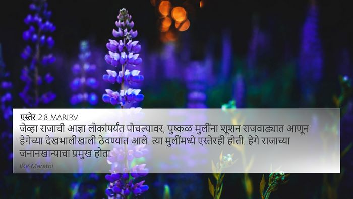 एस्तेर 2:8 MARIRV Bible Verse Image