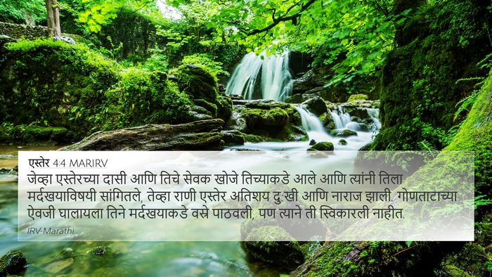 एस्तेर 4:4 MARIRV 4K Wallpaper - जेव्हा एस्तेरच्या - 4K Wallpaper Bible Verse