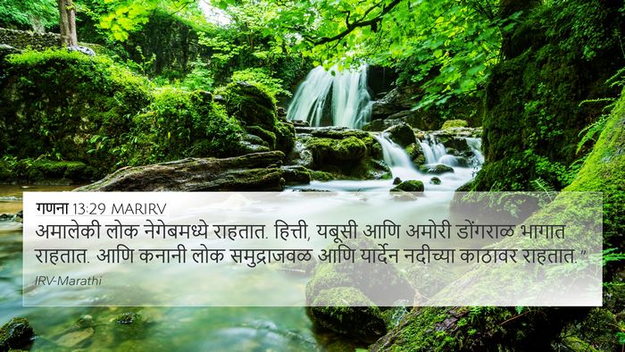गणना 13:29 MARIRV Bible Verse Image