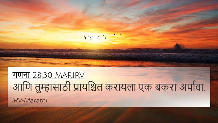 गणना 28:30 MARIRV Bible Verse Image