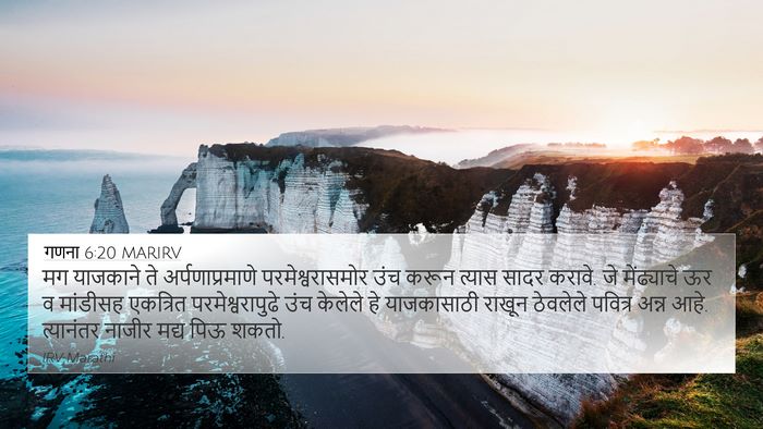 गणना 6:20 MARIRV Bible Verse Image