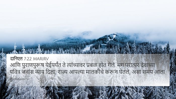 दानिएल 7:22 MARIRV Bible Verse Image