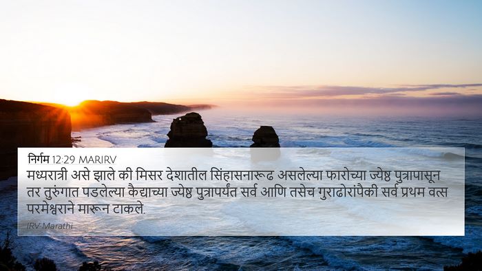 निर्गम 12:29 MARIRV Bible Verse Image