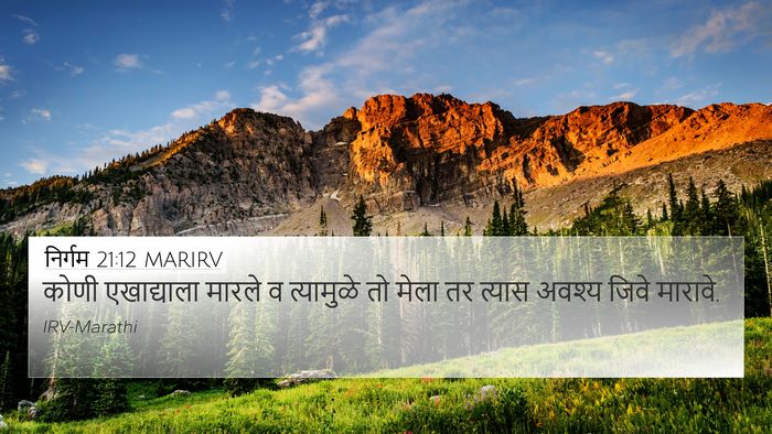 निर्गम 21:12 MARIRV Bible Verse Image