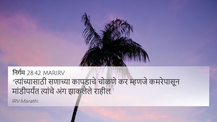 निर्गम 28:42 MARIRV Bible Verse Image