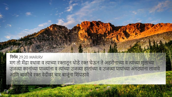 निर्गम 29:20 MARIRV Bible Verse Image