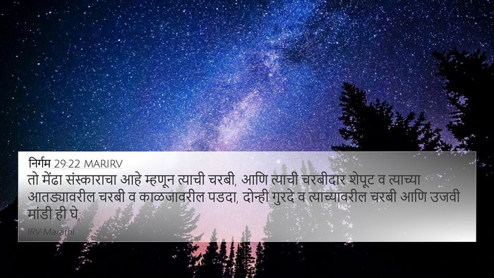 निर्गम 29:22 MARIRV Bible Verse Image