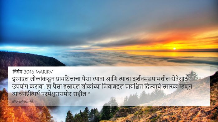 निर्गम 30:16 MARIRV Bible Verse Image