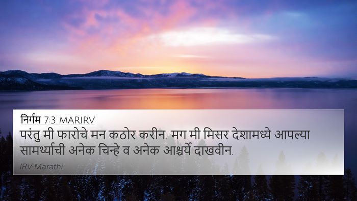 निर्गम 7:3 MARIRV Bible Verse Image