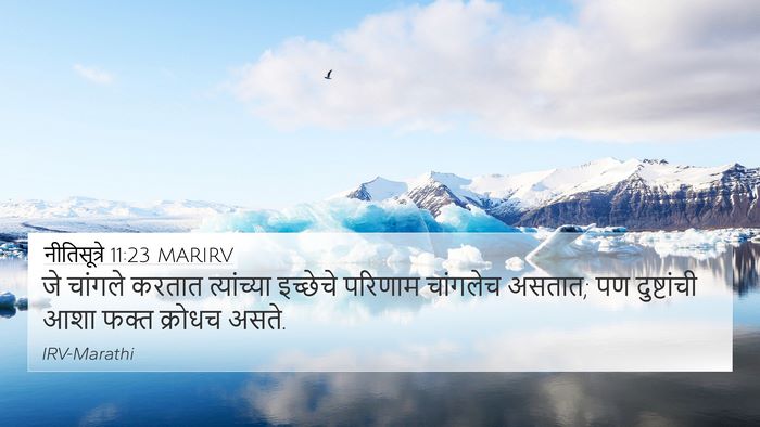 नीतिसूत्रे 11:23 MARIRV Bible Verse Image
