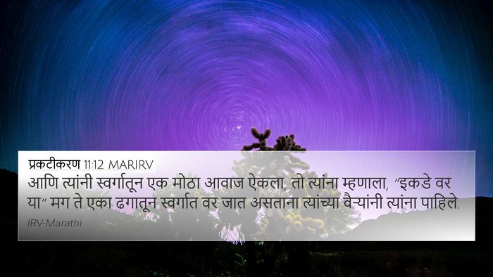 प्रकटीकरण 11:12 MARIRV Bible Verse Image