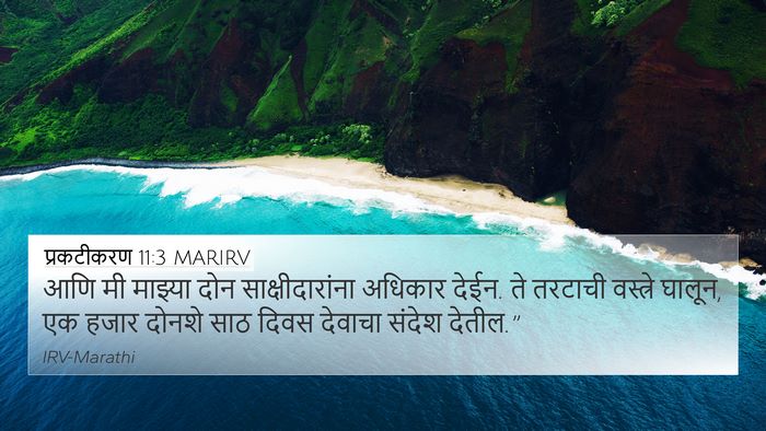 प्रकटीकरण 11:3 MARIRV Bible Verse Image