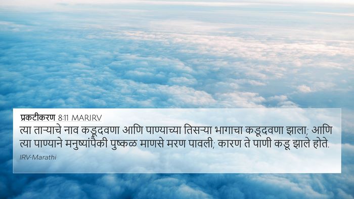 प्रकटीकरण 8:11 MARIRV Bible Verse Image