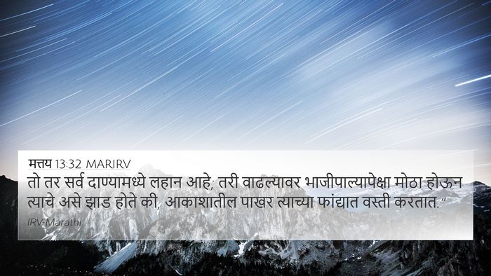 मत्तय 13:32 MARIRV 4K Wallpaper - तो तर सर्व - 4K Wallpaper Bible Verse