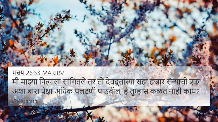मत्तय 26:53 MARIRV Bible Verse Image