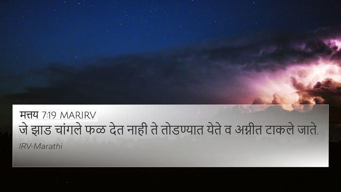 मत्तय 7:19 MARIRV Bible Verse Image