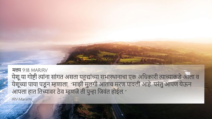 मत्तय 9:18 MARIRV Bible Verse Image