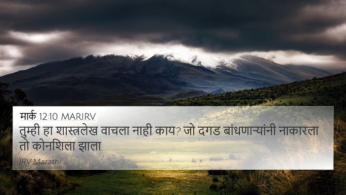 मार्क 12:10 MARIRV Bible Verse Image