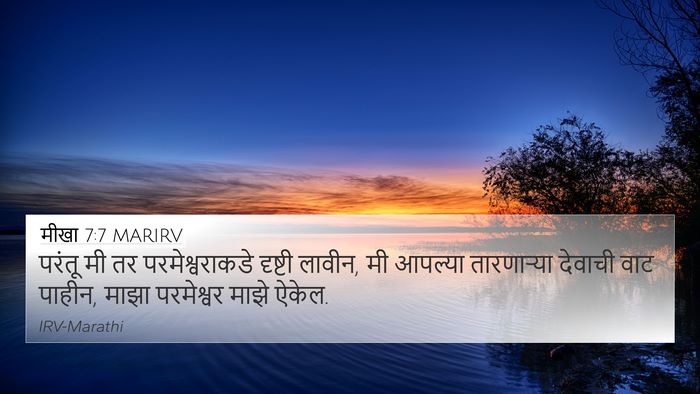 मीखा 7:7 MARIRV Bible Verse Image