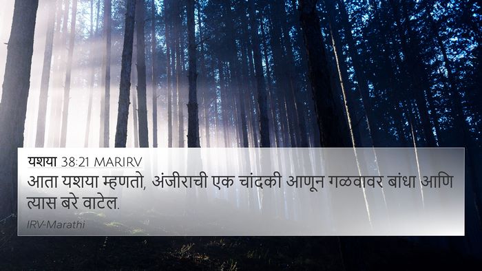 यशया 38:21 MARIRV Bible Verse Image