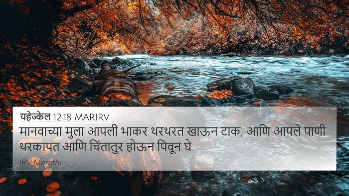 यहेज्केल 12:18 MARIRV Bible Verse Image