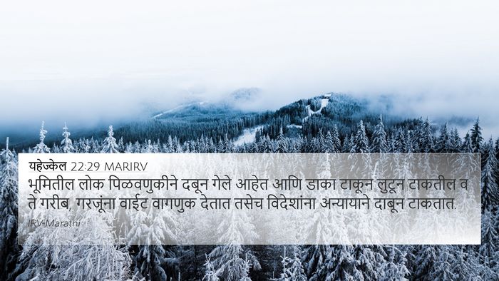यहेज्केल 22:29 MARIRV Bible Verse Image