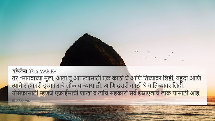 यहेज्केल 37:16 MARIRV Bible Verse Image