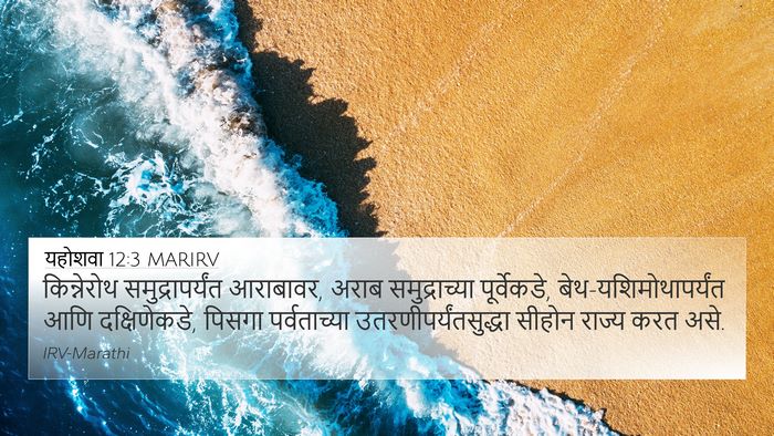 यहोशवा 12:3 MARIRV Bible Verse Image