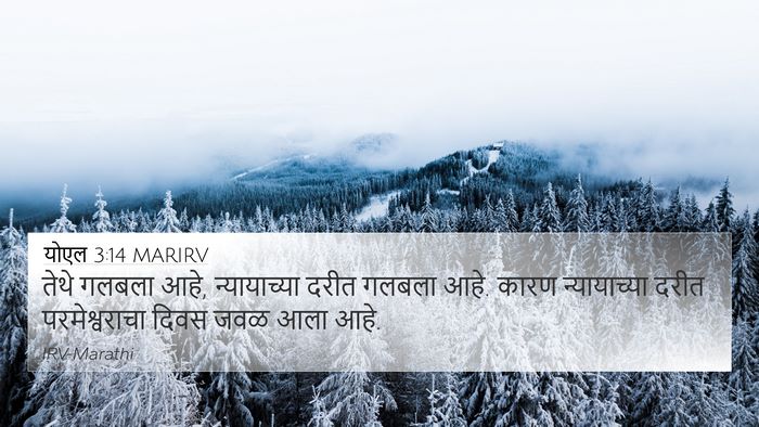 योएल 3:14 MARIRV Bible Verse Image