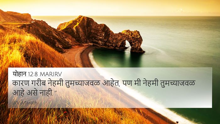 योहान 12:8 MARIRV Bible Verse Image
