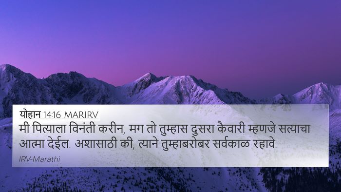 योहान 14:16 MARIRV Bible Verse Image