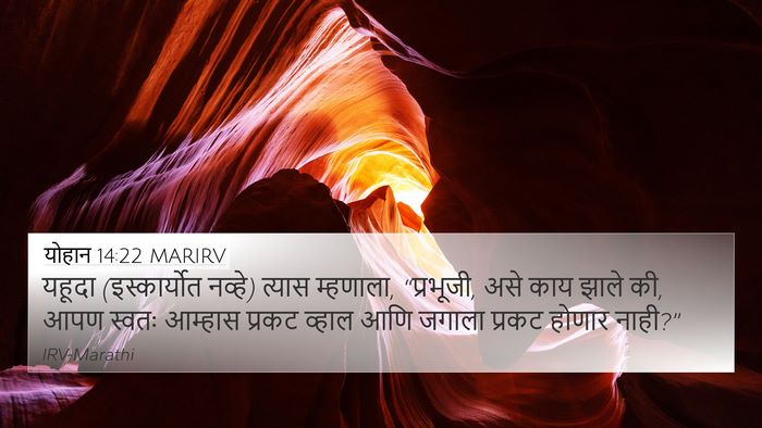 योहान 14:22 MARIRV Bible Verse Image
