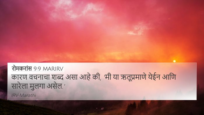 रोमकरांस 9:9 MARIRV Bible Verse Image
